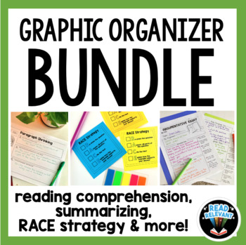 Preview of Graphic Organizers for Reading Comprehension, Writing, Summarizing, and More!