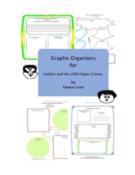 Preview of Graphic Organizers for Sadako and the 1000 Paper Cranes