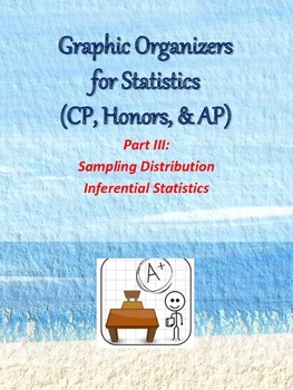 Preview of Graphic Organizers for Statistics 3 - Sampling Dist & Inferential Statistics