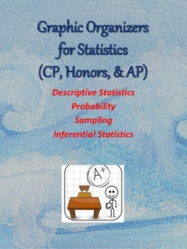 Preview of Graphic Organizers for Statistics - ALL THREE PARTS