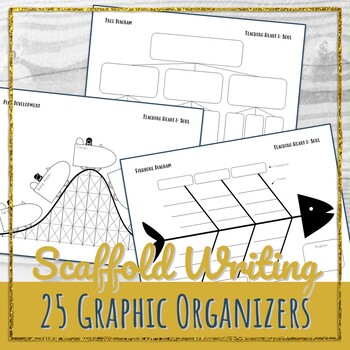 Preview of Graphic Organizers to Scaffold Writing