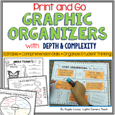 Distance Learning Graphic Organizers w/Depth & Complexity 