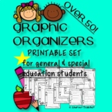 Graphic Organizers with scaffolded supports SDI