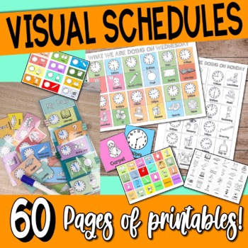 Graphic organiser / visual schedule to make your students timetables