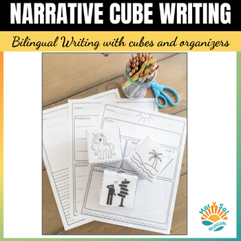 Preview of Graphic organizer Narrative Writing Bilingual Narrative story elements