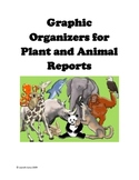 Graphic organizers for Animal and Plant Reports