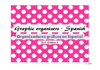 Preview of Graphic organizers, writing, Spanish