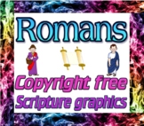 Graphics: Copyright free Romans scriptures