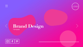 Preview of Graphics PSD Template: Pink Organic Design