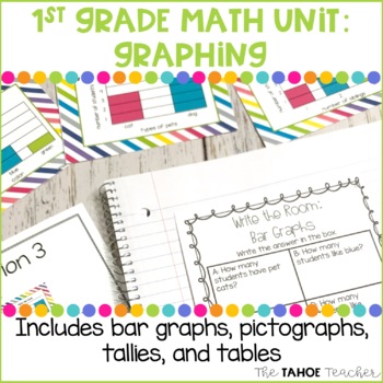 Graphing | A 1st Grade Math Unit by The Tahoe Teacher | TpT