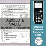 Graphing Absolute Value Equations and Inequalities | TI-84