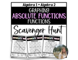 Graphing Absolute Value Functions- Algebra 1 Scavenger Hunt