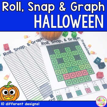 Preview of Halloween Graphing Activities and Games - October Math Center Worksheets