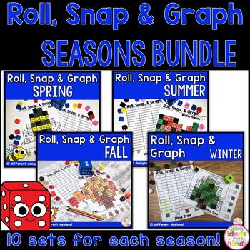 Preview of Graphing Activities and Games Seasons Bundle