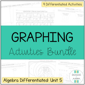 Preview of Graphing Activity Bundle (Algebra 1 Differentiated Unit 5)