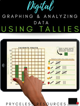 Preview of Graphing & Analyzing Data Using Tallies | Distance Learning | Google Classrooms