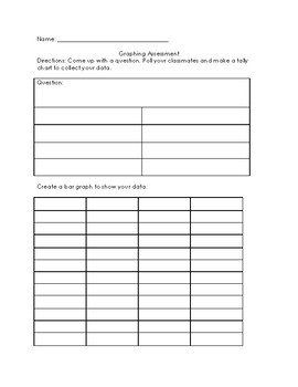 Graphing Assessment by Lisa Clark | TPT