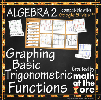 Preview of Graphing Basic Trigonometric Functions for Google Slides™