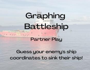 Preview of Graphing Battleship Math Center Game--4 Coordinates