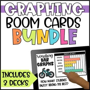 Preview of Graphing Boom Card Bundle