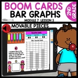 Graphing Boom Cards | Interpreting Bar Graphs Grade 2