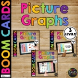 Graphing Boom Cards™ with Audio for Kindergarten 1st and 2
