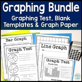 Graphing Bundle: Blank Graph Templates, Graphing Test, Mat