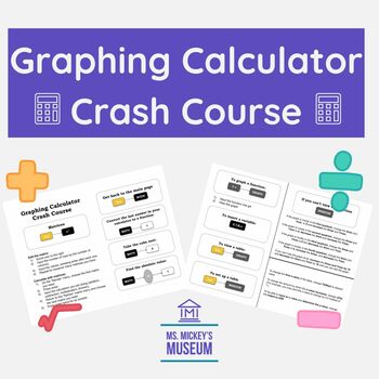 Preview of Graphing Calculator Crash Course