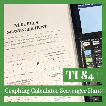 Preview of Graphing Calculator Lesson and Activity for the TI-84 Plus