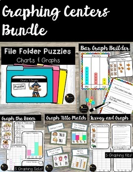 Preview of Data and Graphing Centers - Activities Bundle