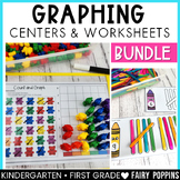 Graphing Centers and Worksheets - Tally Marks, Bar Graphs BUNDLE