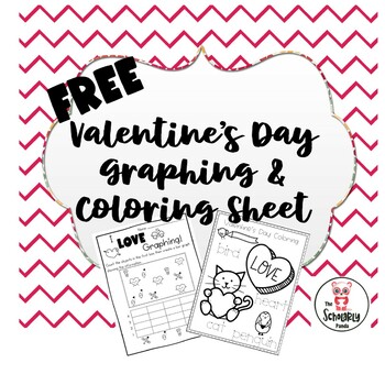 Preview of Graphing & Coloring Sheets for Valentine's Day