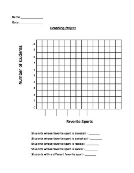 Preview of Graphing - Cooperative In-class Graphing Project