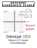 Graphing: Coordinate Planes Notes
