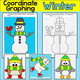 Plotting Points on a Coordinate Grid Winter Math Worksheets