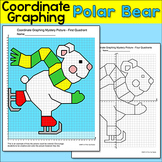 Polar Bear Winter Math Coordinate Graphing Picture - Plott
