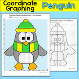 Penguin Coordinate Graphing Ordered Pairs Mystery Picture 