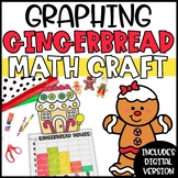 Graphing Craft | Gingerbread House Bar Graph Math Craft