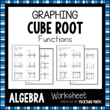 Graphing Cube Root Functions ALGEBRA Worksheet