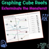Graphing Cube Root Functions- Exterminate the Monsters! 2 Worksheets Included