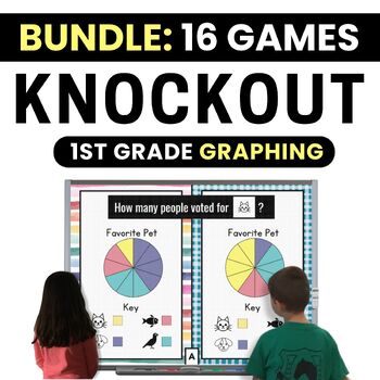 Preview of Graphing & Data Games - Bar Graphs - Pie Charts - Picture graphs - Tally Charts