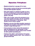 Graphing Equation Telephone