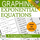 Graphing Exponential Functions Mystery Activity + Digital