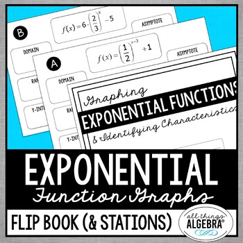 Preview of Graphing Exponential Functions | Flip Book