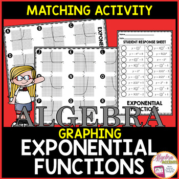 Preview of Graphing Exponential Functions Matching Activity