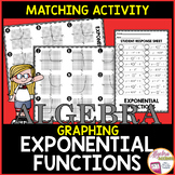 Graphing Exponential Functions Matching Activity