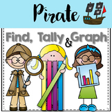 Graphing: Find, Tally and Graph- Pirates