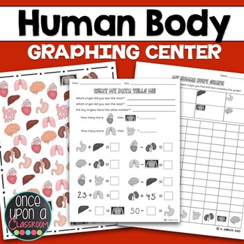 Preview of Graphing - Find it, Tally & Graph! - Human Body