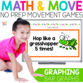 Graphing Game | Bar Graphs Worksheets | MATH AND MOVE Math Game