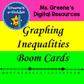 Preview of (Distance Learning) - Graphing Inequalities Boom Cards